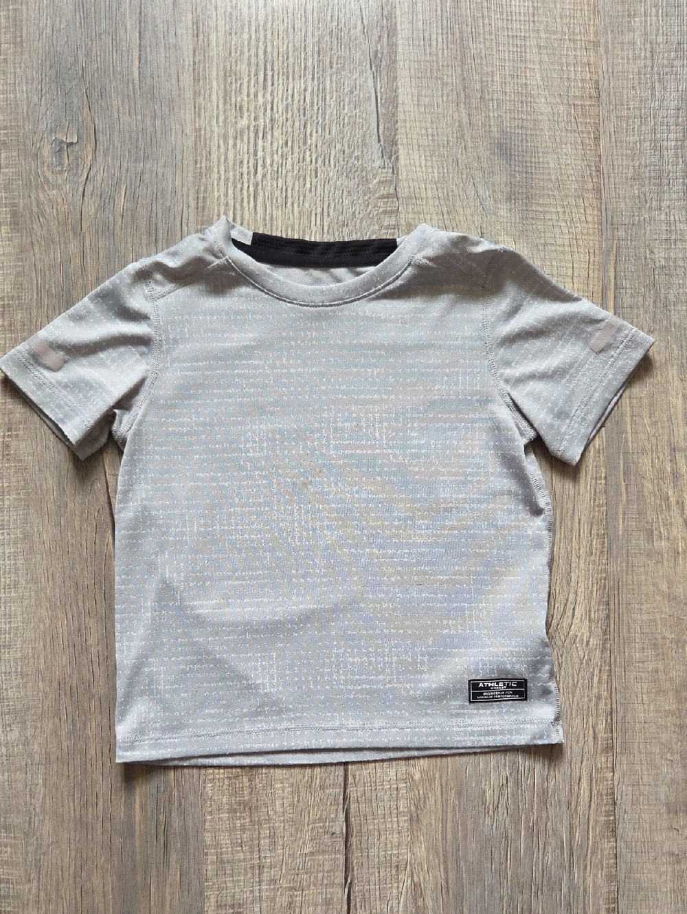 Athletic Works Light Gray Kids Short Sleeve Tee